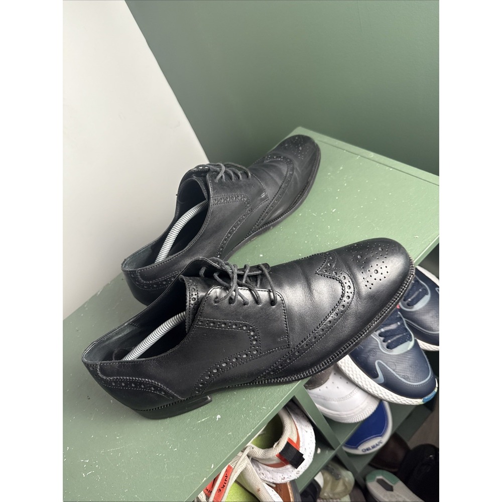 Cole Haan Oxford Shoes Mens Size 12 M Benton MDL Wing II Black Leather Dress